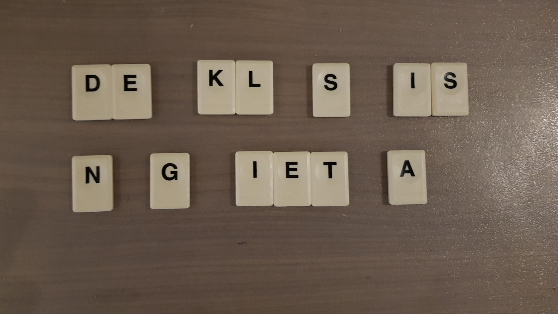 De klus is nog niet af