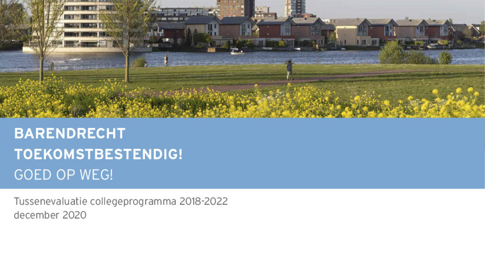 Tussentijdse evaluatie collegeprogramma 2018-2021