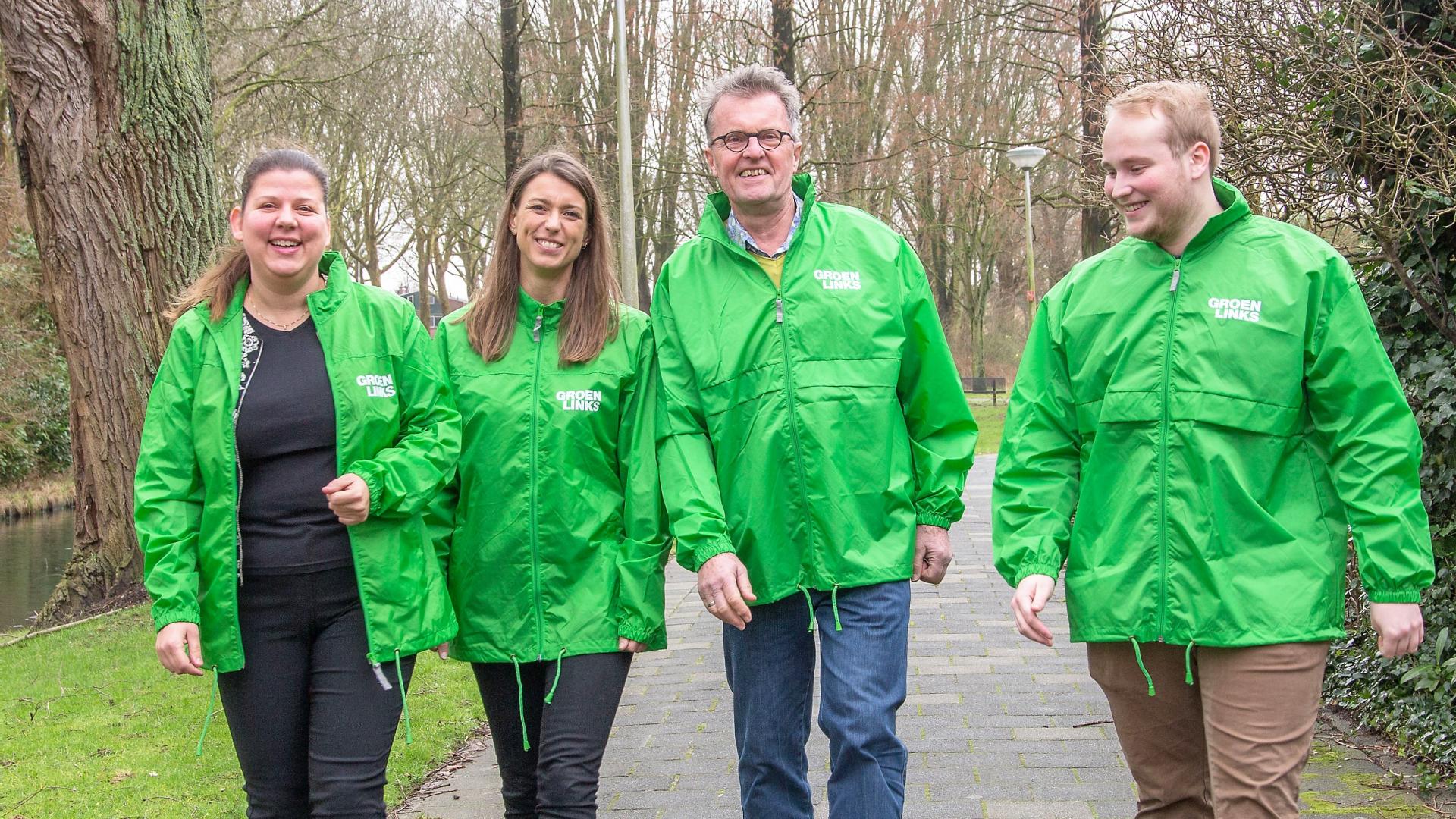 V.l.n.r. Ada Dekker, Tanja de Jonge, Arie Kooijman en Sybe de Werk